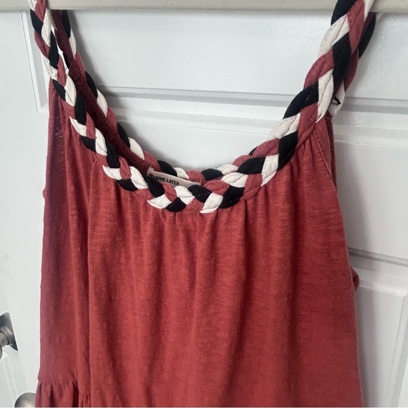 Marine Layer Sleeveless Orange Maxi Dress Small - Picture 5 of 9